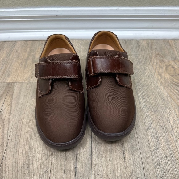 Dr. Comfort Annie Diabetic Brown Leather Contact Strap Sneakers Sz. 6 W - Picture 2 of 5